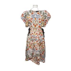NEW WITH TAGS SHOWSTOPPER BEAUTIFUL JESSIE ZHAO NEW YORK Flower Cotton Midi Dres